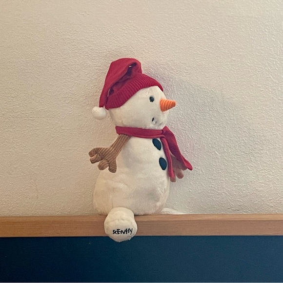 Sammy the Snowman Scentsy Buddy[Retired]-White & Red-16” - Picture 4 of 10